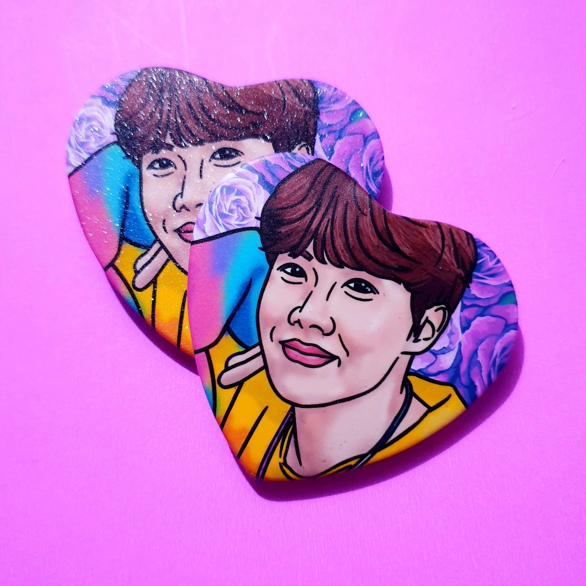 HEART PIN BTS JHOPE