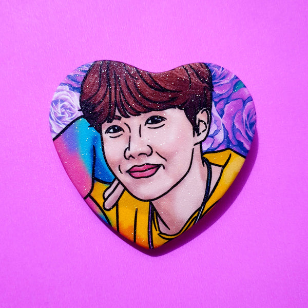 HEART PIN BTS JHOPE