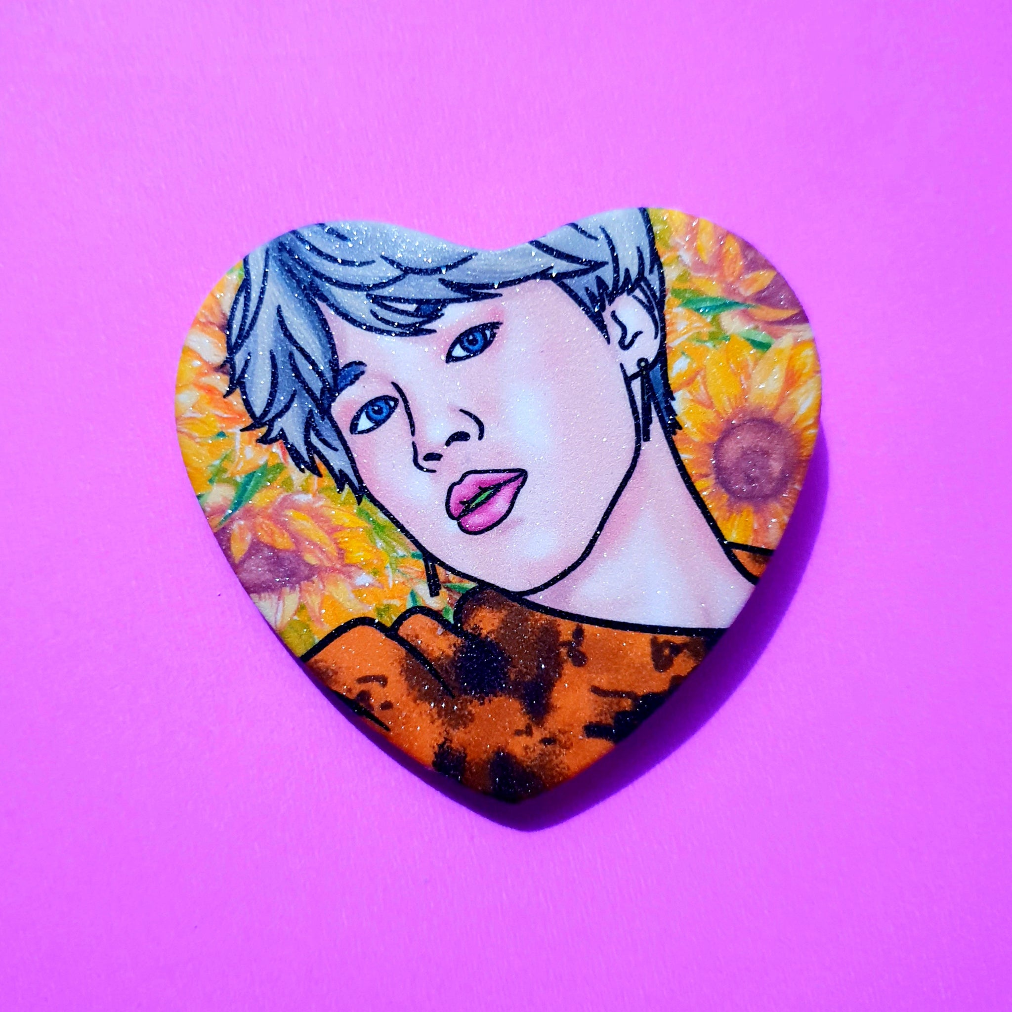 HEART PIN BTS JIMIN