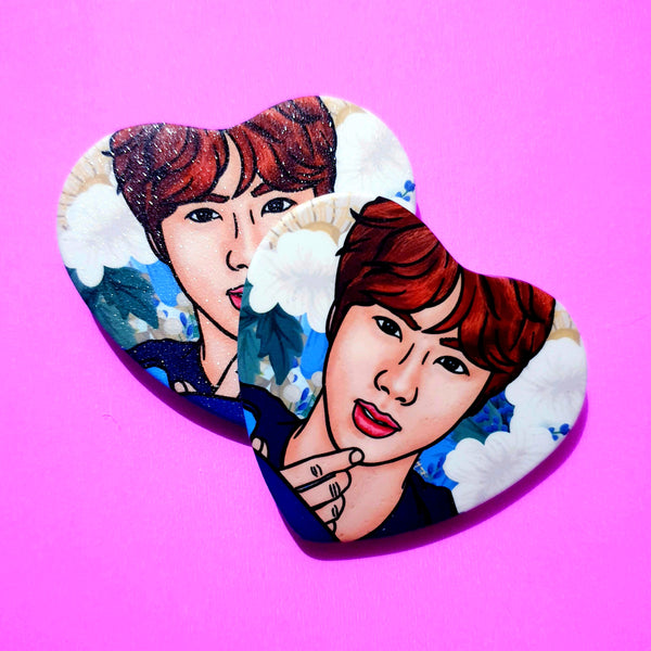 HEART PIN BTS JIN