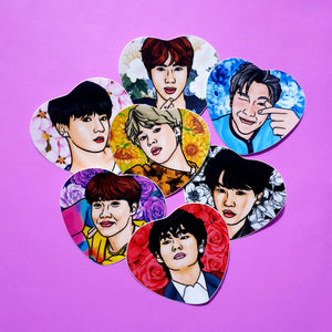 HEARTS BTS STICKER SET